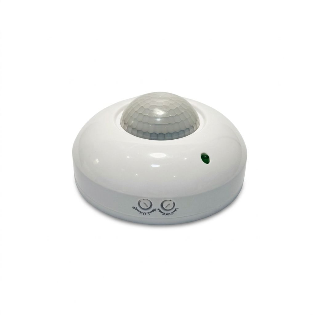 Инфракрасный датчик движения 1200W 6m IP20 ø115х50мм