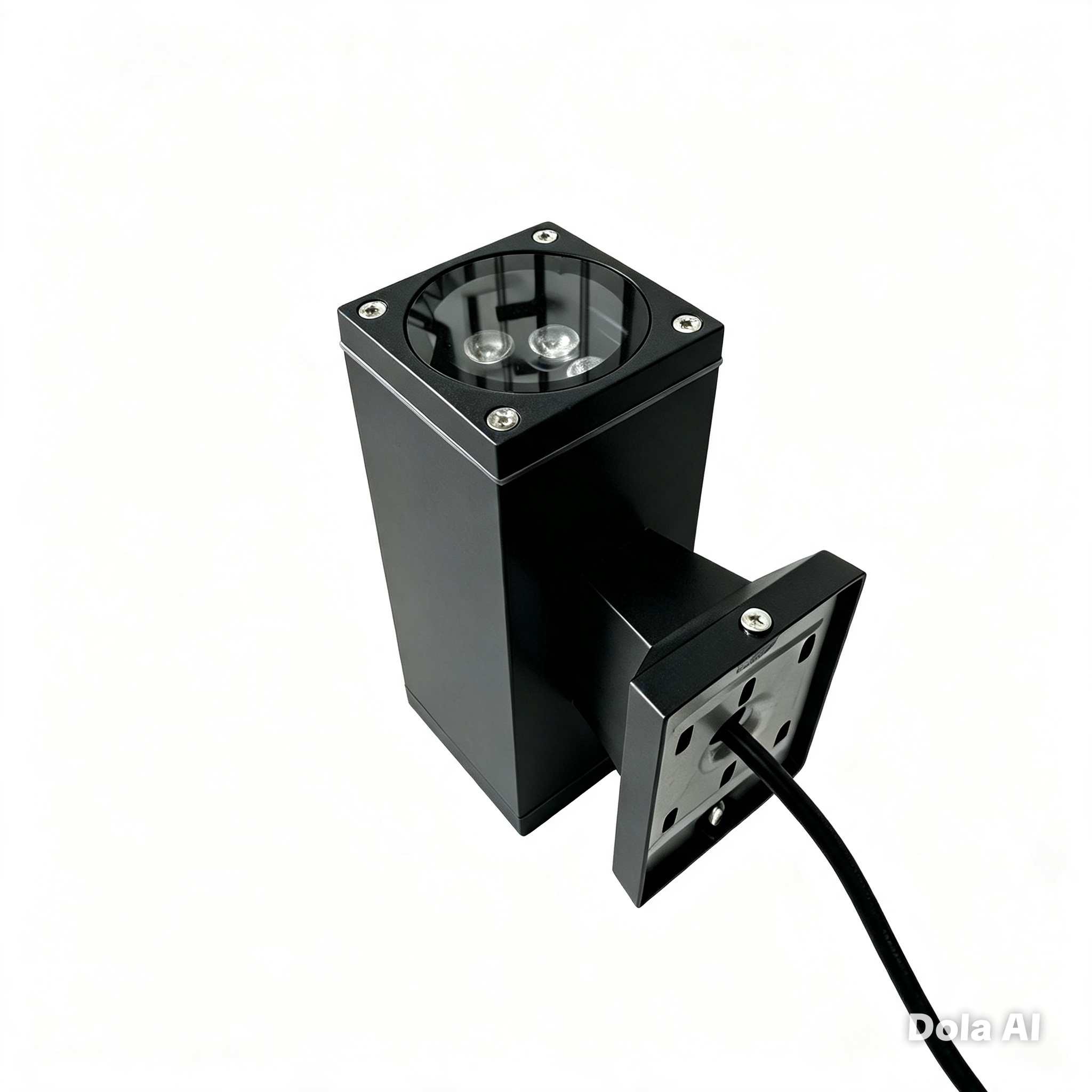 Фасадный светильник, цвет: черный 7W  3000K 2160Lm 63*160мм IP65 EVEREST LED