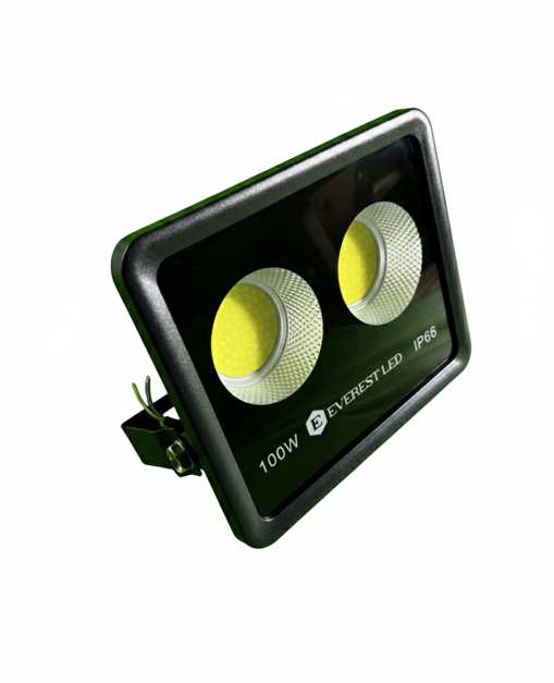 Прожектор светодиодный NF-JZ-100W EVEREST, 6500К, 9000Lm, 235х200х85мм, IP65, чёрный