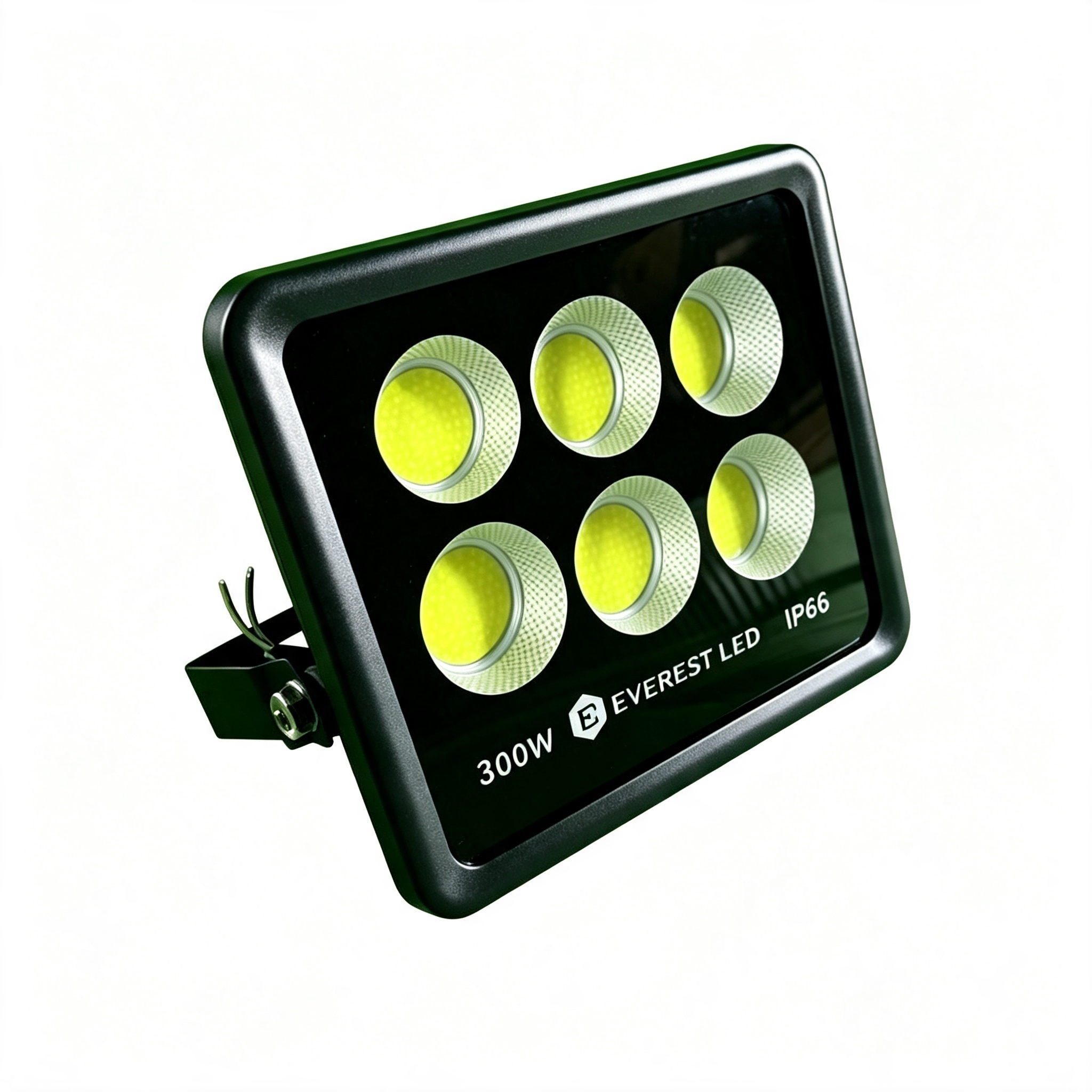 Прожектор светодиодный NF-JZ-300W, 6500К, 27000Lm, 360х290х90мм, IP65, чёрный EVEREST