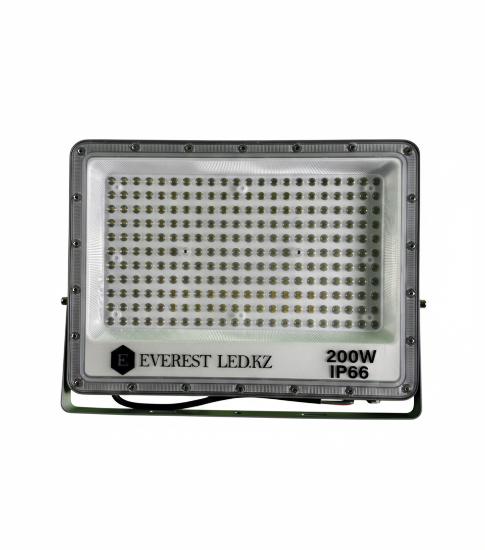 Прожектор светодиодный  TJ105MY-6500-200W EVEREST 378х280х25мм, 18000Lm, IP65